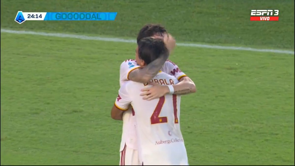 GOL DE MATÍAS SOULÉ EN LA ROMA. 🪄🇦🇷