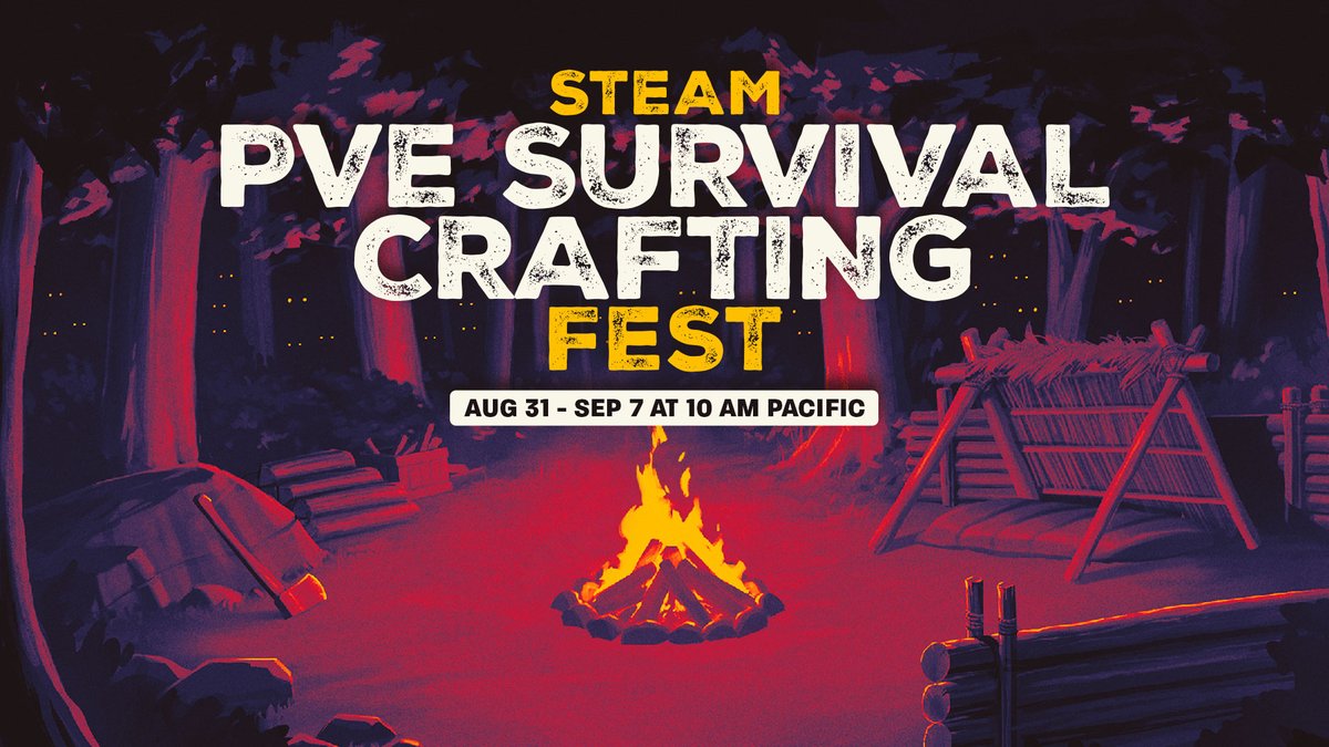 Steam PvE Survival Crafting Fest 2026 is now live! Now say that five times fast as you're outrunning a bear, crafting a firepit to keep yourself warm as the cold night sets in, and foraging for food to survive just one more night. Now through September 7.