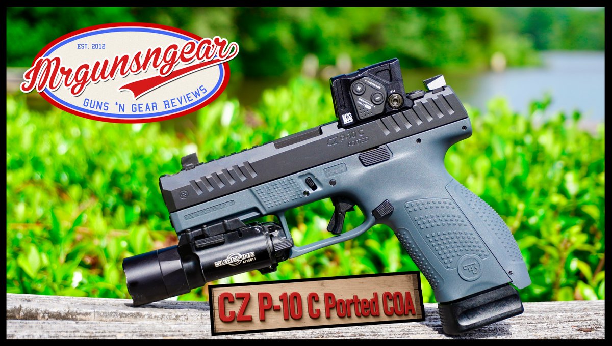 Is the CZ USA P-10C Ported with Aimpoint COA the best value for a duty size 9mm with an optic under $1,000? If you like ports/comps - probably. Full review ⬇️ It's $825 currently here: #CZ #ManBun