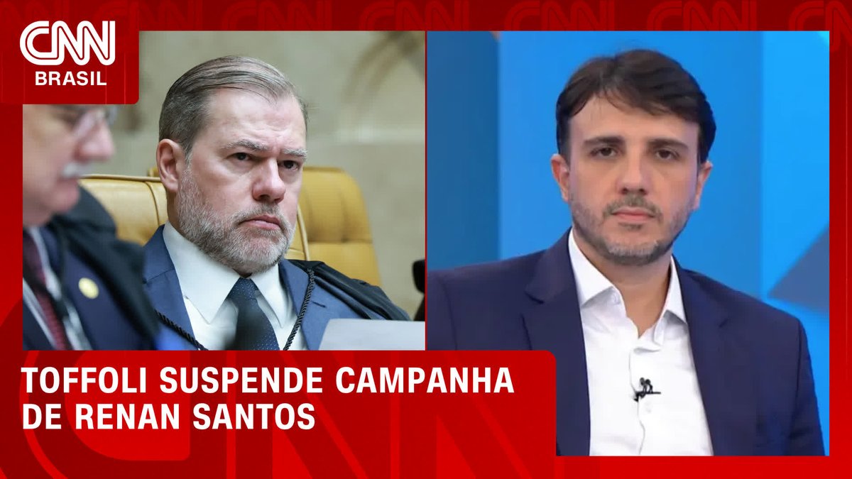 Toffoli suspende campanha de Renan Santos; assista #BastidoresCNNBrasil
