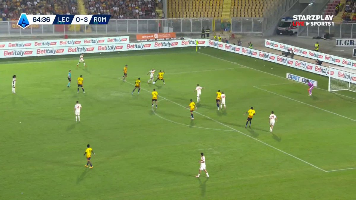 الشاب رودريجو مورا يسجل الهدف الرابع لروما في مرمى ليتشي⚽️ #الدوري_الإيطالي 🇮🇹 | #ليتشي_روما
