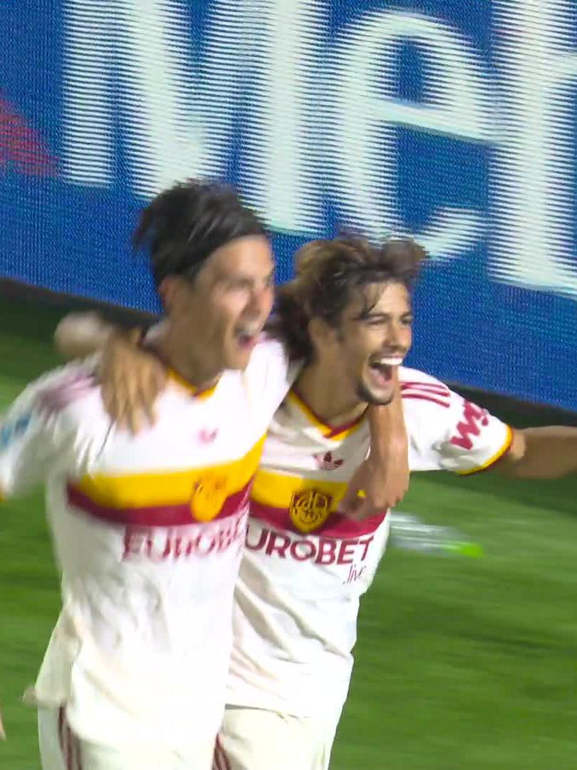 Il primo gol in #SerieAEnilive per Rodrigo Mora 🇵🇹 #LecceRoma