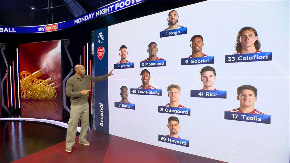 "He's going for it!" Thierry Henry is a big fan of Arsenal's starting XI to face Aston Villa 🔴