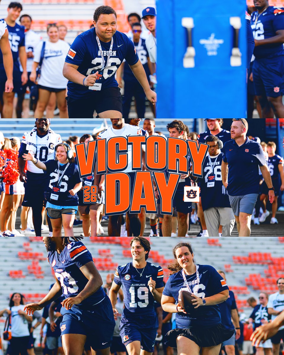 A day bigger than the game 🦅🧡 An unforgettable inaugural Victory Day with Lee County Special Olympics and the eaglesprogramau. 🏈