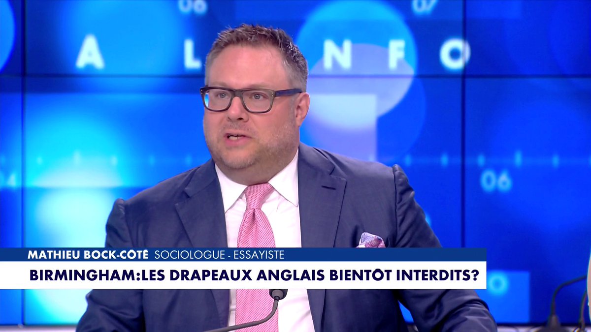 «Birmingham : les drapeaux anglais bientôt interdits ?» : l'édito de Mathieu Bock-Côté dans #Facealinfo