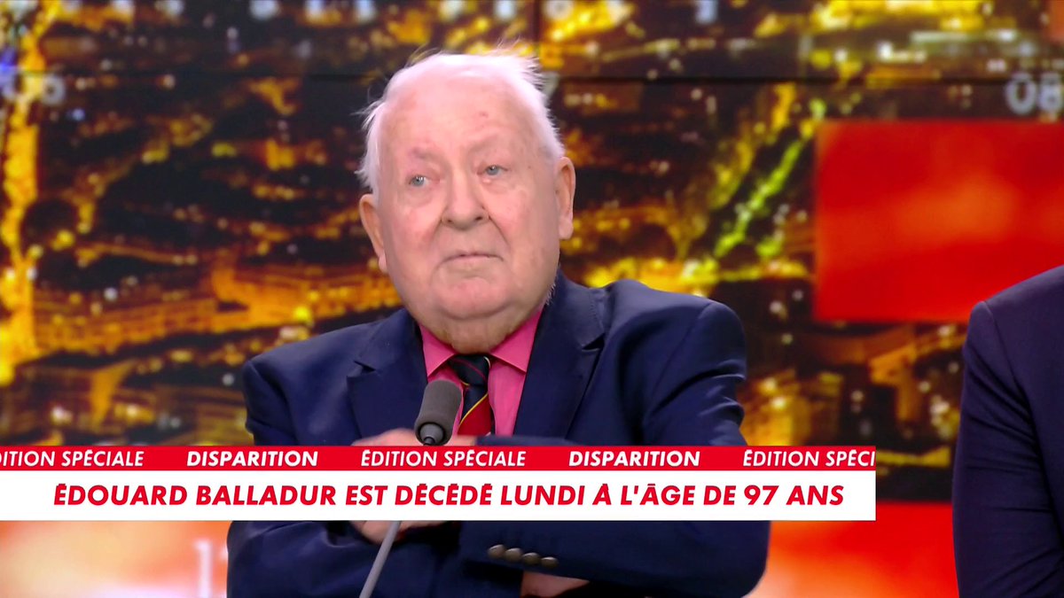 Gérard Carreyrou : «Je garde d'Edouard Balladur le souvenir d'un homme d'une classe exceptionnelle» #HDPros2 Toute l'info est à retrouver sur