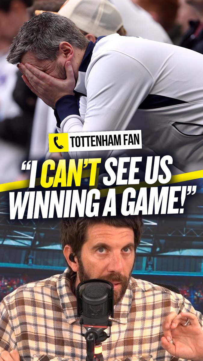 ❌ "I don't see us beating anyone." 😳 "We could not win another game all season..." This Spurs fan is going through it right now, claiming they won't win a single game for the rest of the season
