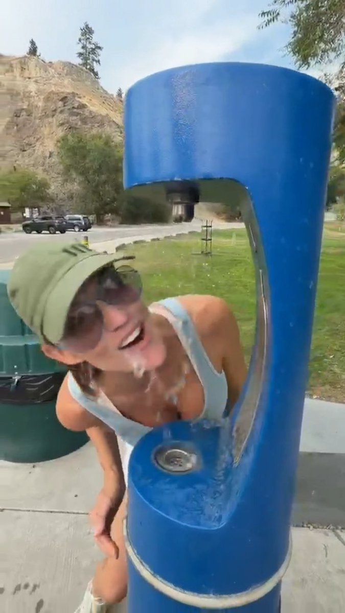 Turns out getting a drink of water is a tall order for some of us. 😂 Rekha don't Break-a™️