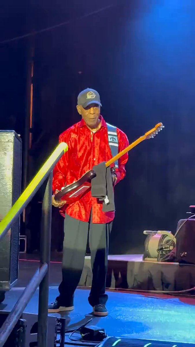 At 90, Buddy Guy still owns the stage, showmanship, swagger, and a towel worked into his guitar playing. He influenced Hendrix, Clapton, and every blues-rock player who followed. Watch him tease Cream's "Sunshine of Your Love."