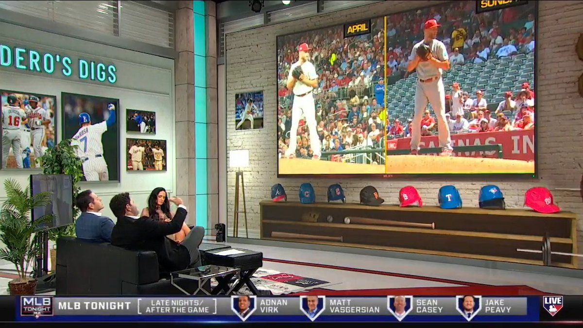 Did you notice this subtle adjustment in Zack Wheeler's delivery from Sunday's start? 🧐 “It's the same thing with hitters and pitchers... It's a timing thing.” - Alex Avila #MLBCentral