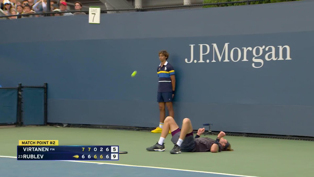 WHAT. A. RIDE. 🎢 Rublev went through it all!