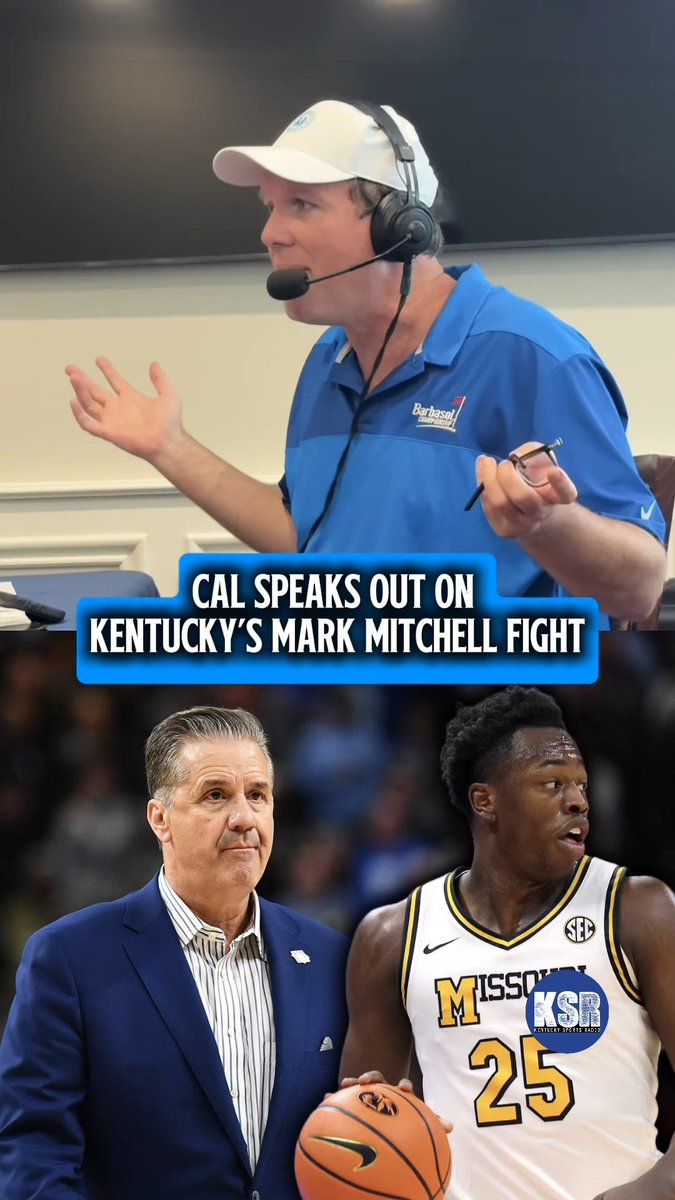 Coach Cal sides with the SEC on Kentucky’s fight for Mark Mitchell. 🎥: Kentucky Sports Radio (The Show)