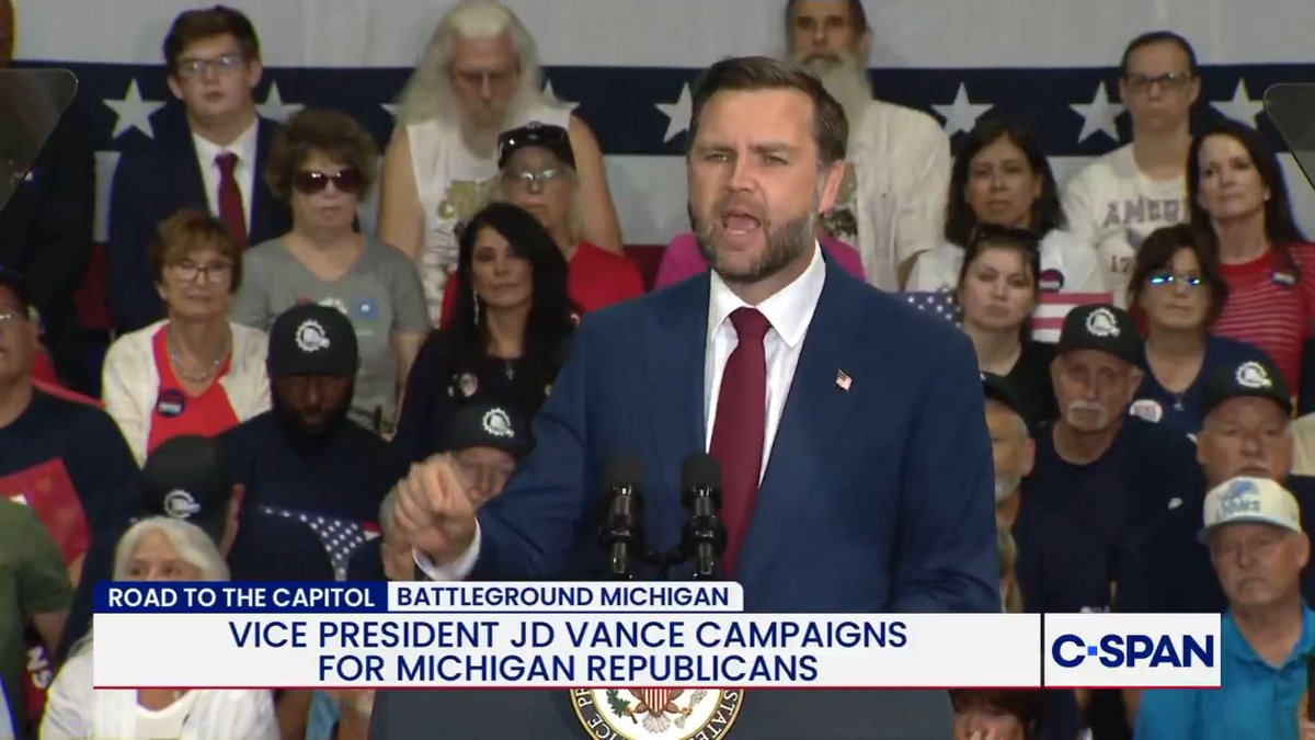 .Vice President JD Vance JD Vance to Michigan Senate candidate Abdul El Sayed: "Whatever you want to talk about Abdul, keep my wife's name the hell out of your mouth, because she's way out of your league!"