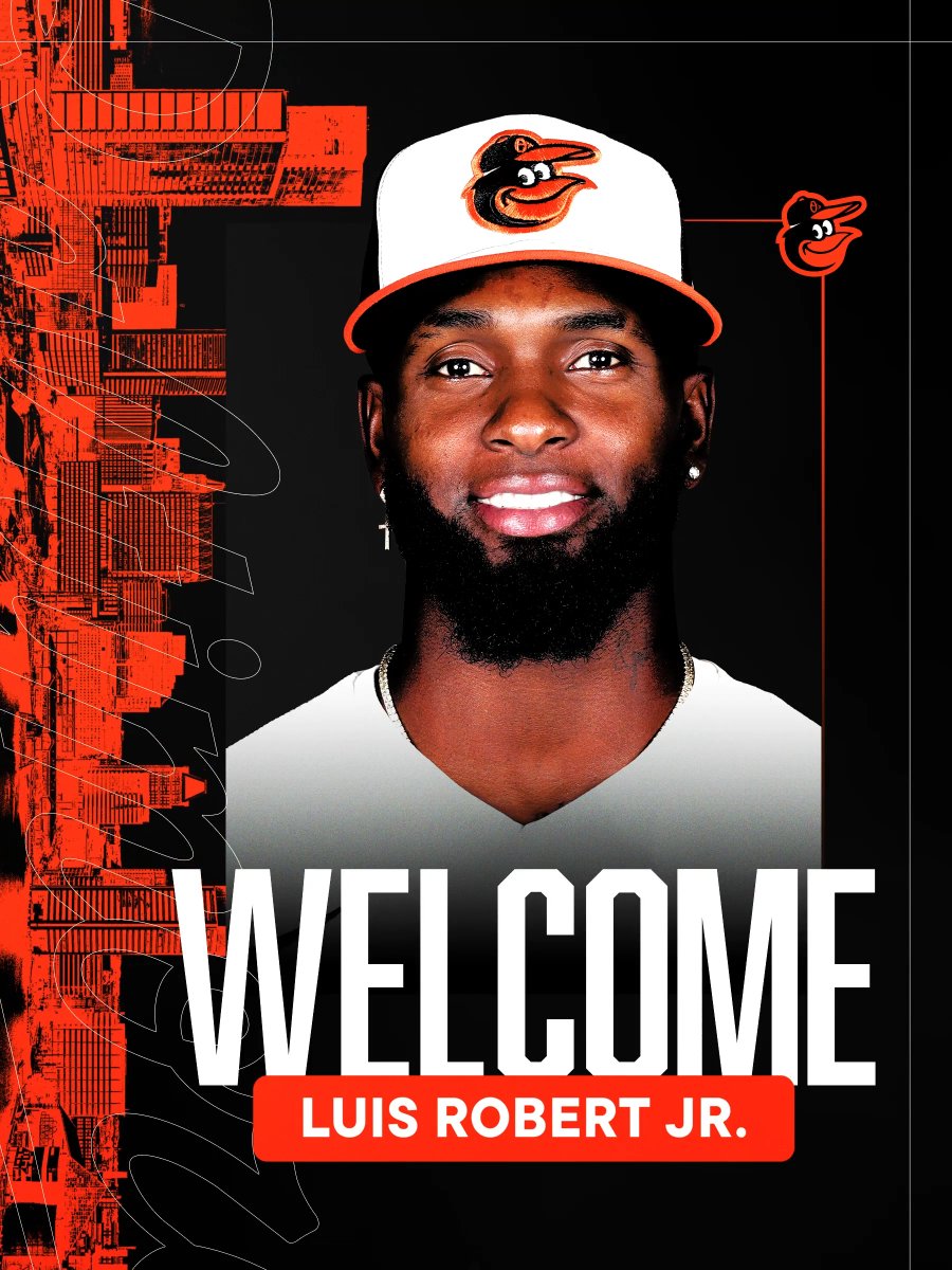 We have claimed OF Luis Robert Jr. off waivers from the New York Mets. Welcome to Birdland, Luis!