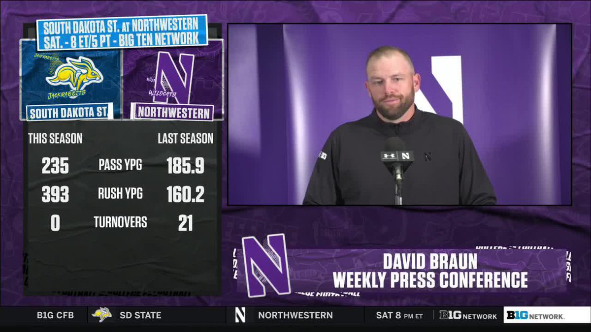 "I'm a better person and a better coach because I get to spend time with Robert Fitzgerald." 🫶 David Braun can't say enough great things about his star DB, who was voted by teammates to wear Northwestern Football's prestigious No. 1️⃣.