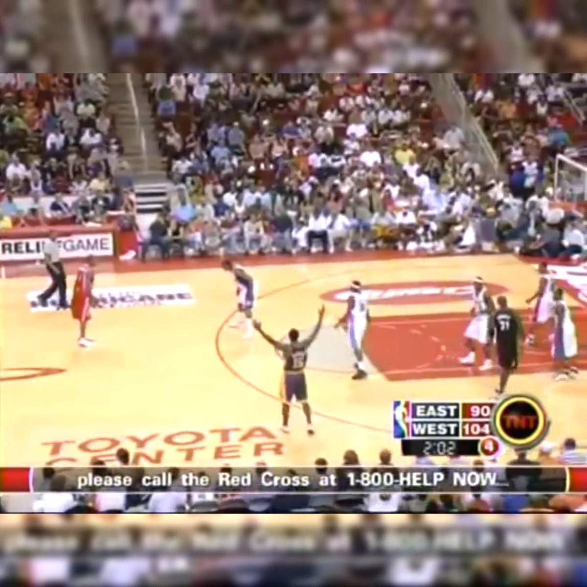 NBA Hoops The best moment from the Hurricane Katrina game was the shootout between Gilbert Arenas and Tracy McGrady