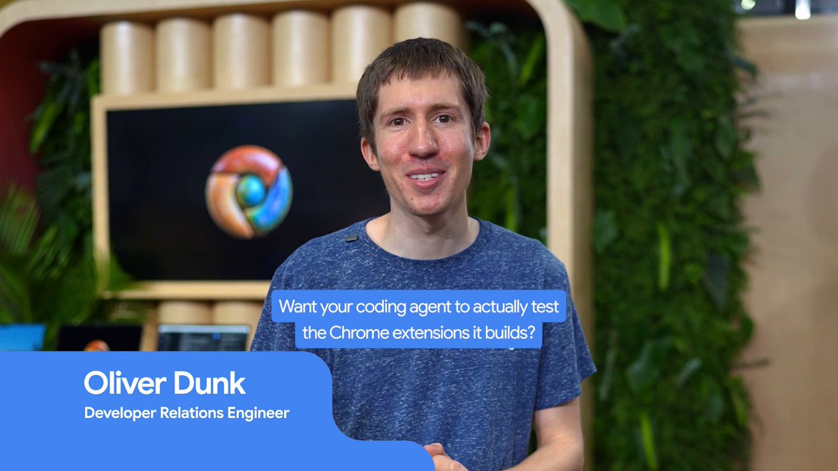 You built a Chrome extension using an AI agent. Now, how do you let that agent test it? We updated Chrome DevTools for agents so your agent can install extensions & interact with content inside popups automatically →