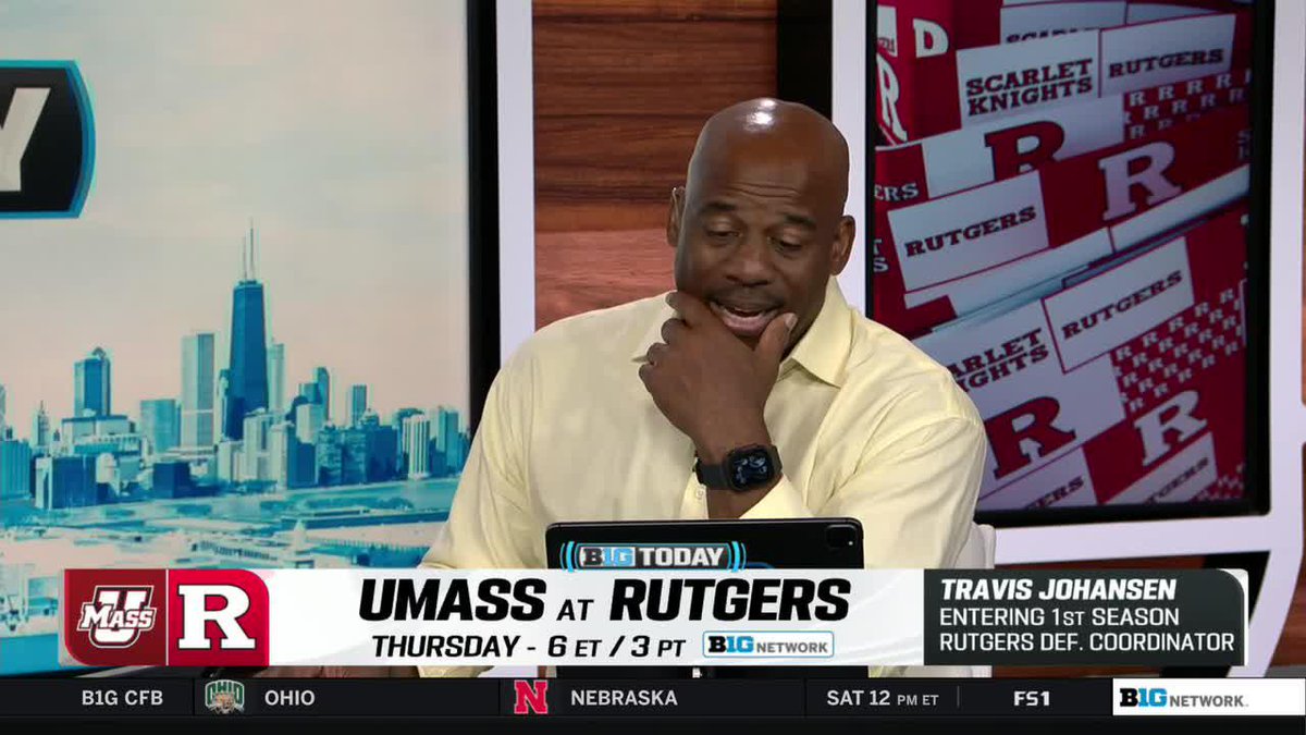 "I want to watch Duff — he is as dynamic as they can be." Howard Griffith has high expectations for Rutgers Football 🪓 WR KJ Duff 👏 #B1GToday