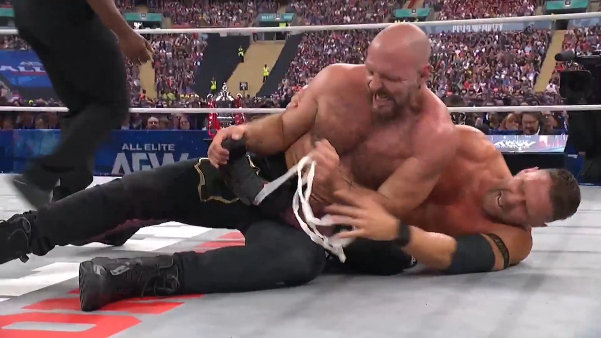 London's own Nigel Mcguinness's dream of Wembley Stadium came up against Jon Moxley in the Final Match of the Continental Challenge Cup! Watch the #AEWAllIn London replay RIGHT NOW on @HBOMax!