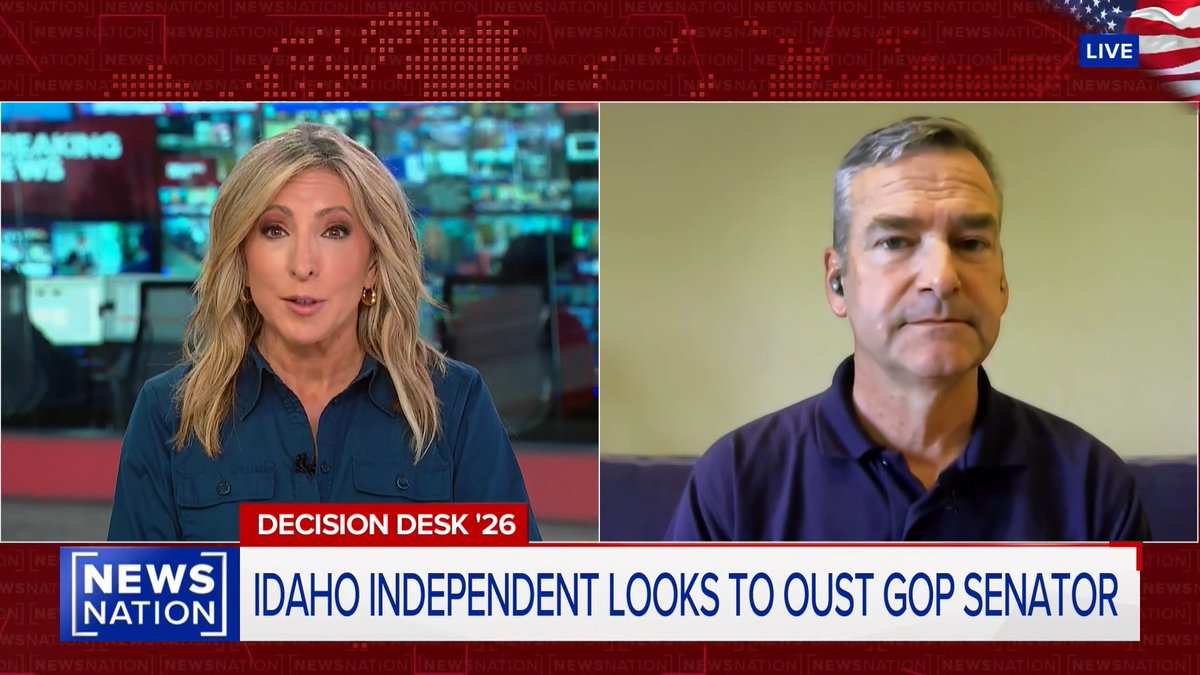 Thank you NewsNation and Laura Ingle for having me yesterday to speak about my Senate race and why Idahoans are ready for someone new. It's time to retire Risch.