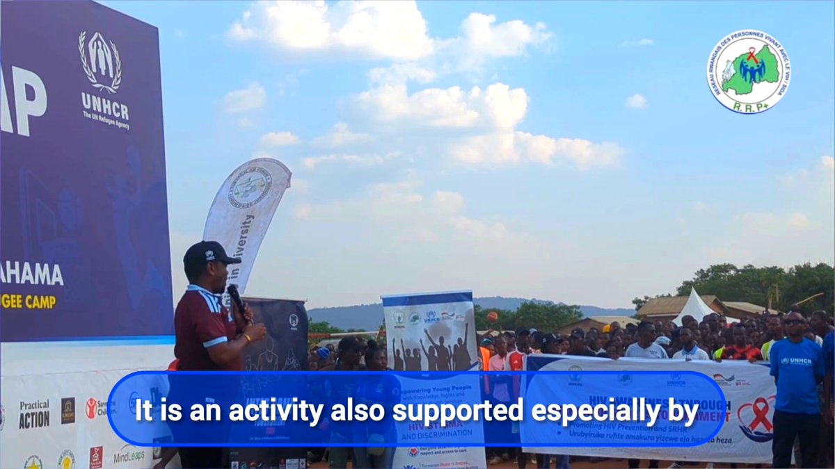Sport brings us together and creates an opportunity to reach young people with life-saving health information. As highlighted in this video, through the 4th Intercamp Sports and Awareness Tournament, we used sport as a platform to promote HIV prevention, access to health services, mental health,SRH, substance-use prevention and informed decision-making among young people in Mahama Refugee Camp. Throughout the campaign, we encouraged young people to seek reliable health information, visit health facilities, make informed choices, and use condoms to prevent HIV and other sexually transmitted infections. We also distributed more than 100,000 condoms, helping young people access essential HIV and STI prevention tools. We made this initiative possible through collaboration with Ministry in charge of Emergency Management , UNHCR, the UN Refugee Agency , Kirehe District , GIZ Rwanda , Save the Children Rwanda & Burundi ,AHF Rwanda and other partners. Beyond the game, we used sport to educate, empower and promote healthier choices among young people. For assistance or concerns, call RRP+ Toll-Free: 1245. For assistance or concerns, call RRP+ Toll-Free: 1245. Ministry of Health | Rwanda Rwanda Biomedical Centre National Child Development Agency | Rwanda Ministry of Gender & Family Promotion | Rwanda AHF Rwanda SOS Children's Villages Rwanda Society for Family Health (SFH) Rwanda Ministry of Education | Rwanda GIZ Rwanda Deo Mutambuka Dr Sabin Nsanzimana Jean Marie Vianney Ndayizigiye Prof. Dr. Claude M. Muvunyi Albert TUYISHIME Dr Brian Chirombo Richard Amenyah Andrew Gasozi Ntwali Aflodis Kagaba Hind Hassan Barham Salih Ritu Shroff UPHLS RICH Hope and Homes for Children Ministry of Youth and Arts | Rwanda Ministry in charge of Emergency Management UNICEF Rwanda Rwanda CCM The Global Fund WHO Rwanda HDI Rwanda UNAIDS Rwanda ICAP World Vision Rwanda UNFPA in Rwanda 𝐄𝐚𝐬𝐭𝐞𝐫𝐧 𝐏𝐫𝐨𝐯𝐢𝐧𝐜𝐞 | 𝐑𝐰𝐚𝐧𝐝𝐚