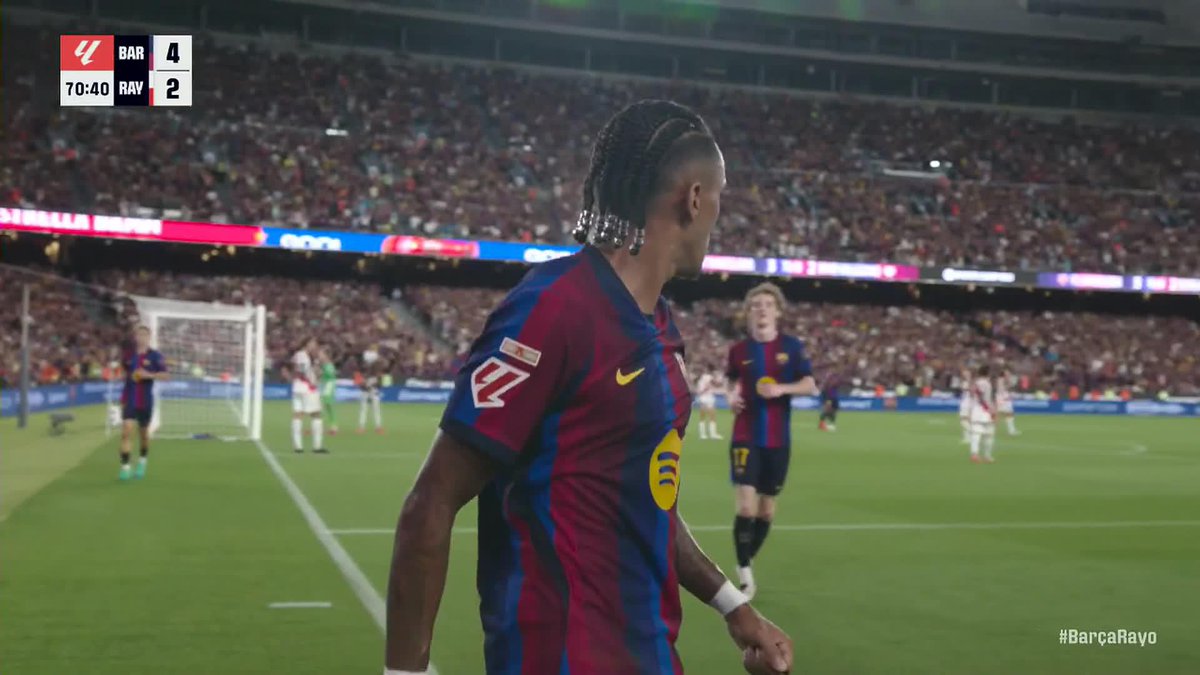 ANTHONY GORDON BACKHEEL ASSIST TO RAPHINHA! Raphinha looking incredible as Barca's No. 9 👏