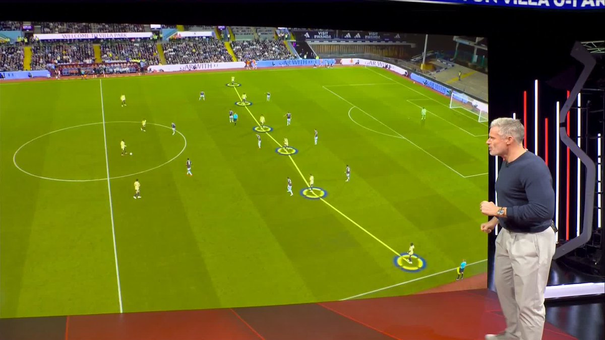 Jamie Carragher explains how Arsenal broke Aston Villa down for their winning goal 🔎