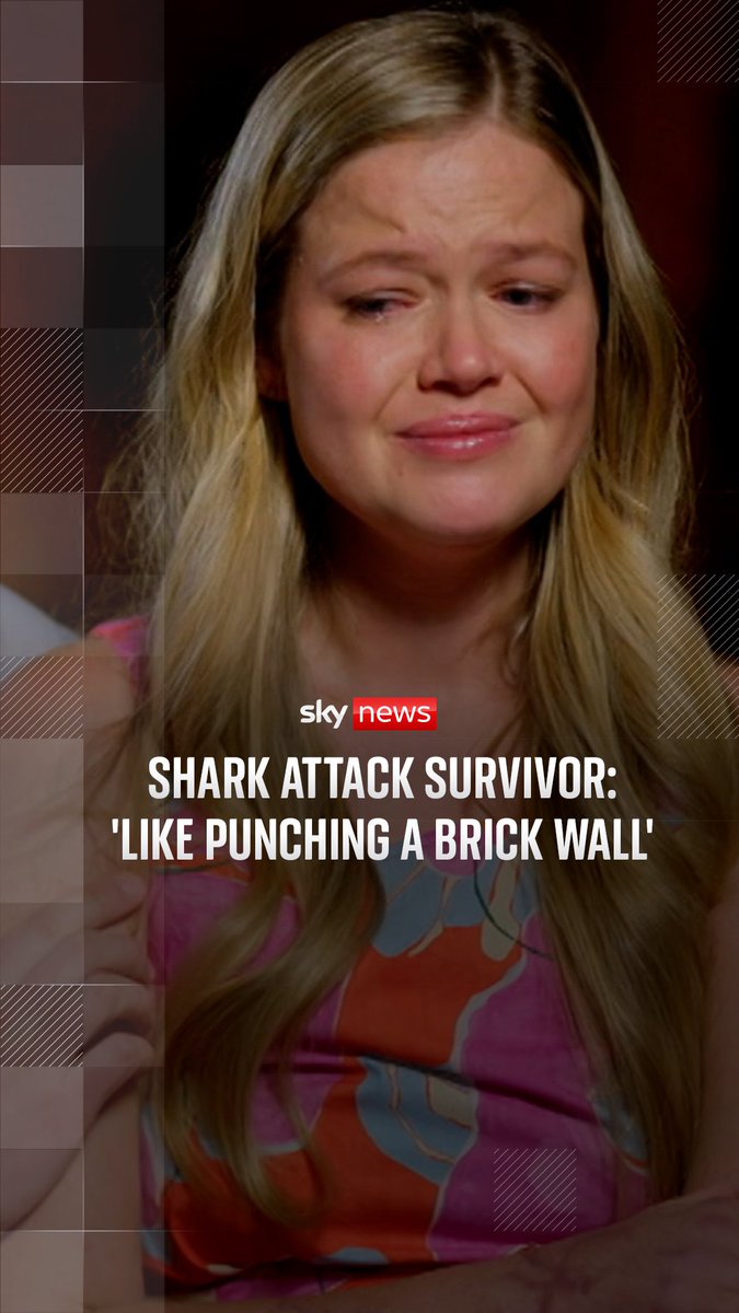 'I just started punching it over and over again': Leah Stewart was at Coogee Beach in Sydney when a Great White shark mauled her. ⁠ ⁠ She said the thought of her daughter kept her alive and fighting for her life. ⁠