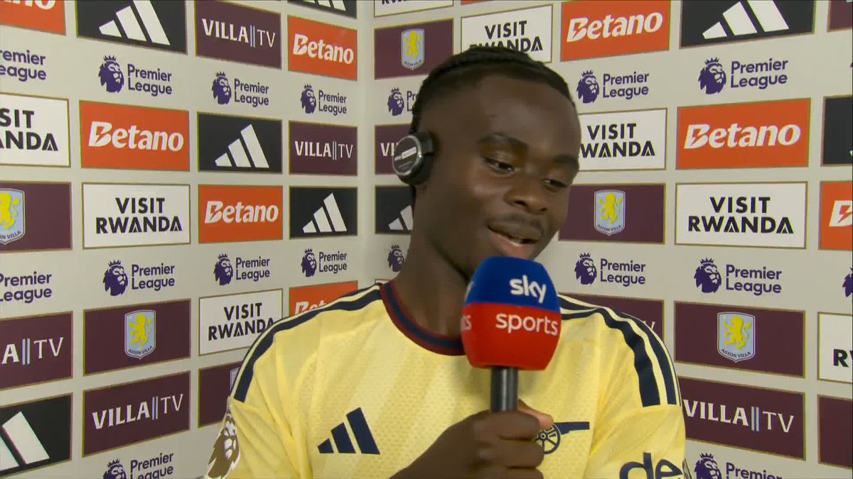 "We'll see on Sunday" Bukayo Saka on his mentality and the Chelsea game at the weekend 👀