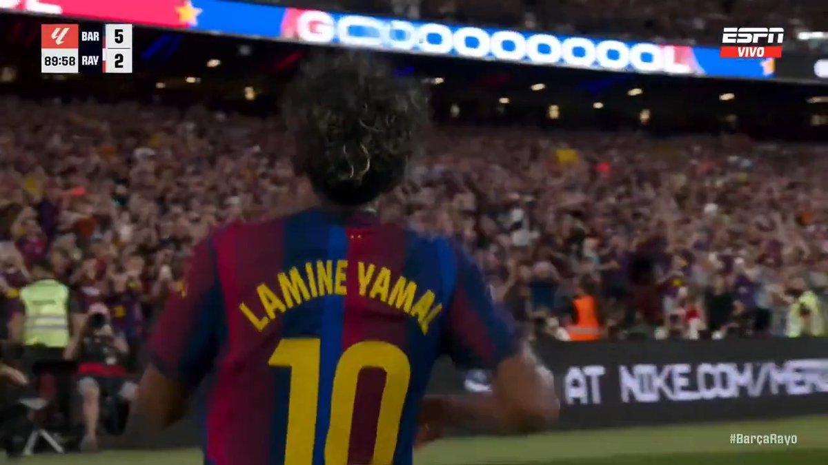 "Lamine": Porque convirtió dos goles para la victoria de Barcelona contra Rayo Vallecano