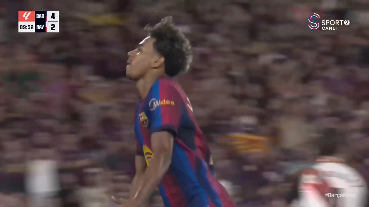 Barcelona 5-2 Vallecano (Maç Sonucu) 12' Camello 19' Raphinha 21' Yamal 51' Florian (K.K) 59' Camello 71' Raphinha 90' Yamal 📲 Sporun Ev Sahibi S Sport Plus! 𝗔𝗥𝗘𝗡𝗔𝗬𝗟 koduyla indirimli izle 🎉 👉 #işbirliği S Sport Plus