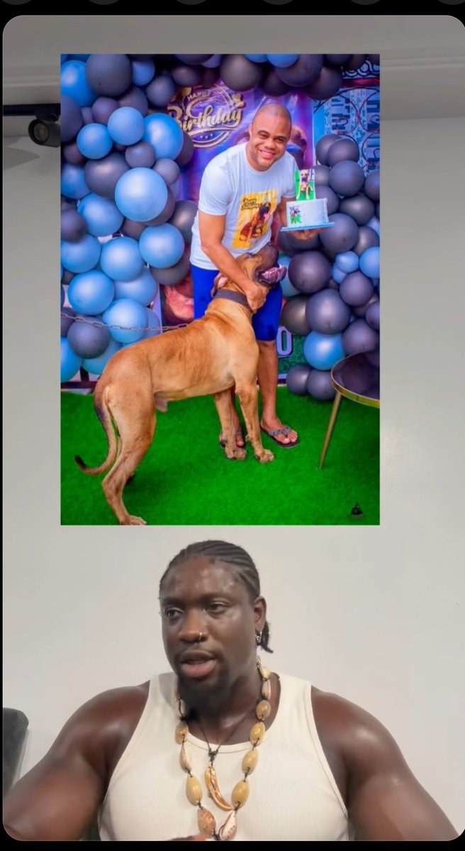 VeryDarkMan brings back an old video of Ifeanyi Onukwubiri of TMT Travels and Tours throwing a lavish birthday party for his dog, despite the de@th of one of his victims’ wives at the hospital, as he prepares to call out influencers who promoted him at the time🙆👀
