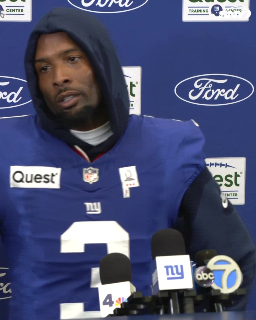 .Odell Beckham Jr says he was in tears when he found out he made the New York Giants' 53-man roster 🥹 (via SNY Giants)