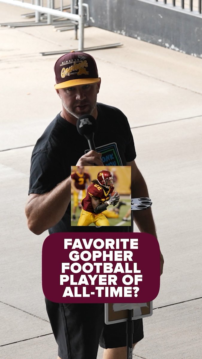 Who’s your favorite Gopher football player of all-time? 🤔💭 #RTB #SkiUMah #Gophers