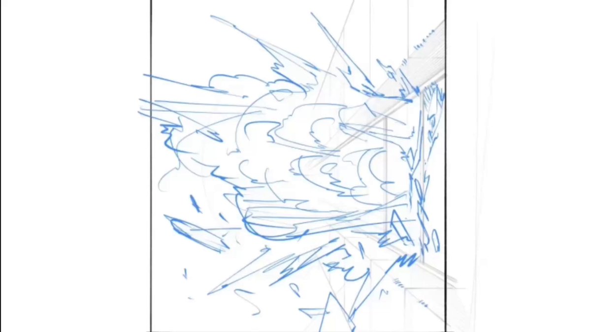 簡易版爆発タイムラプス 本講座の爆発はもっと良いのを描く…！