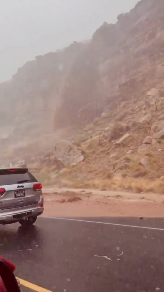 Flooding hits Zion National Park 📍 📹: Marisol Woodward