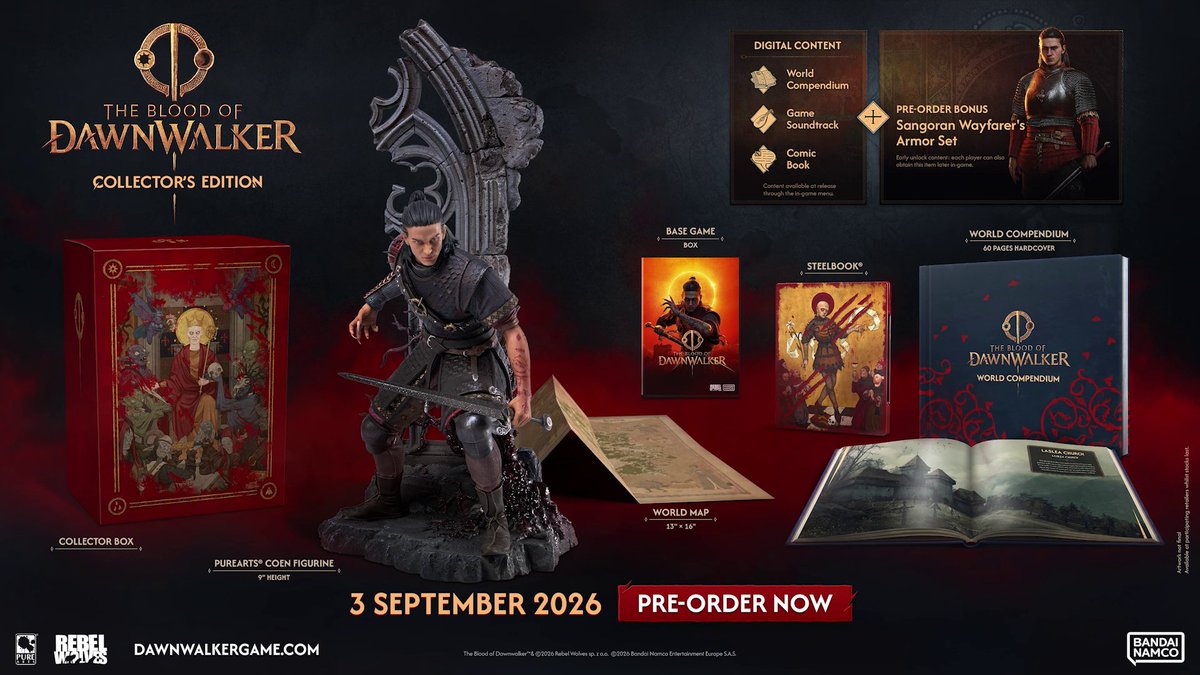 Get a taste of what awaits you in Vale Sangora with the Blood of Dawnwalker Collector's Edition... Secure yours here: