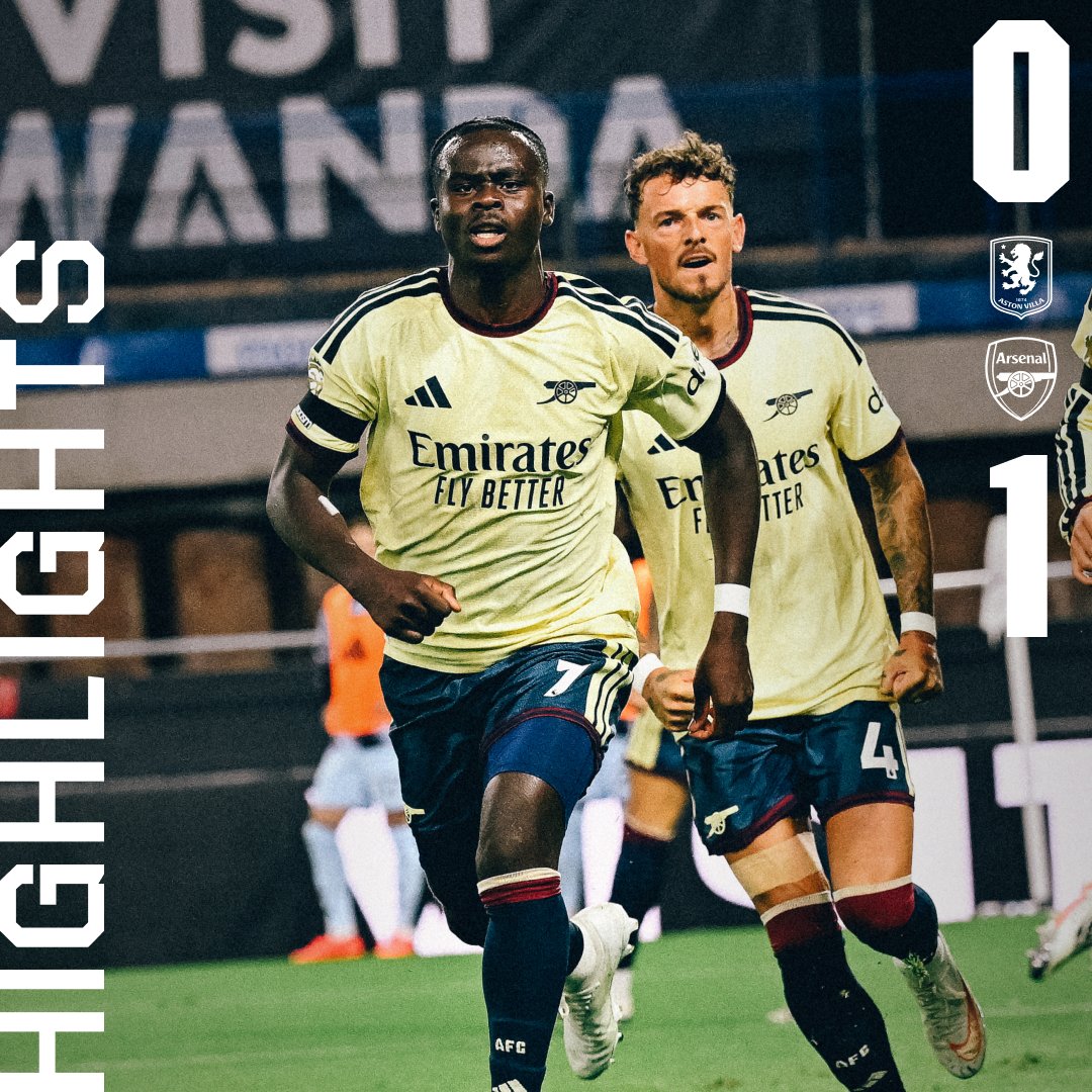 Saka’s strike seals it 🙌 Enjoy highlights from our 1-0 win under the lights in Birmingham 👇