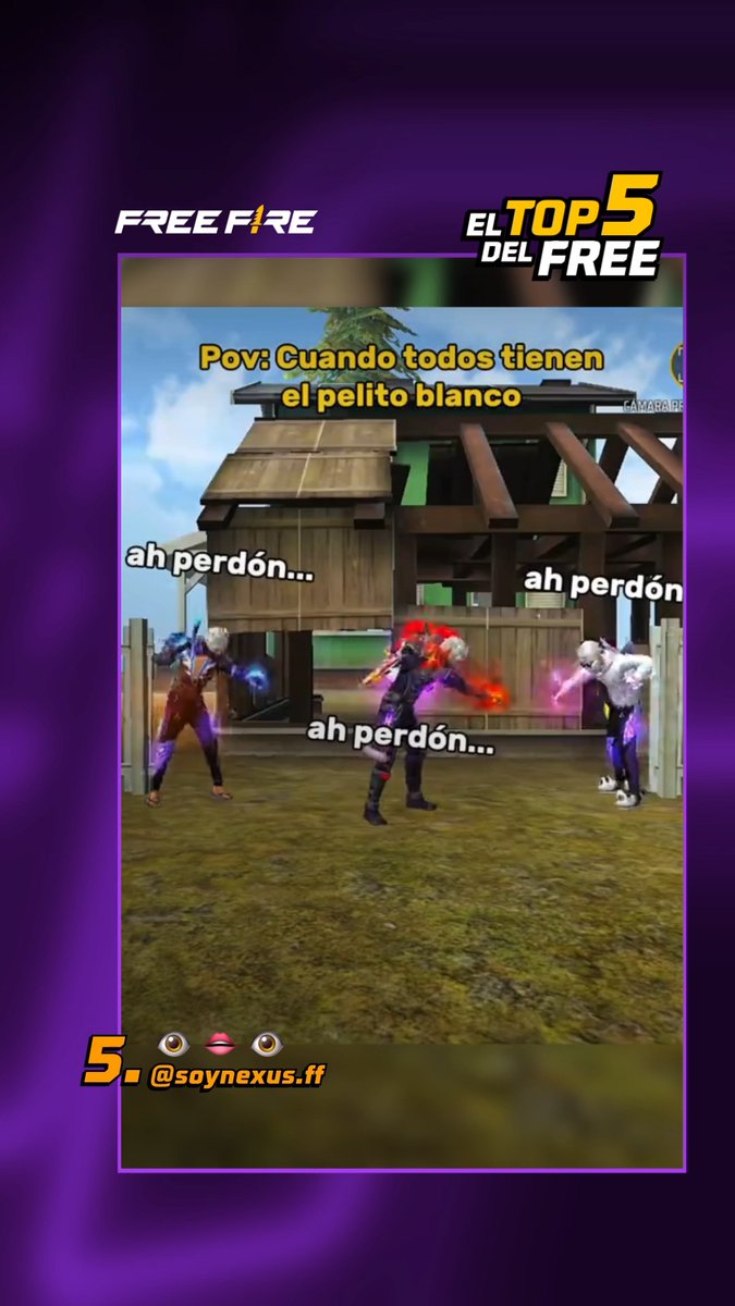 🔥Estos son los 5 clips más insanos del mes. 👀🎮 ¿Crees que puedes superarlos? ❓ Sube tu mejor jugada con #TOP5FF y podrías aparecer en la próxima edición. 🏆