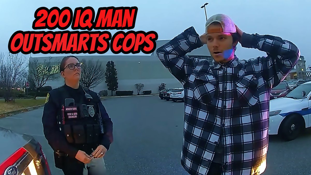 Bro Outsmarts The Cops With 200 IQ #cops #police #bodycam