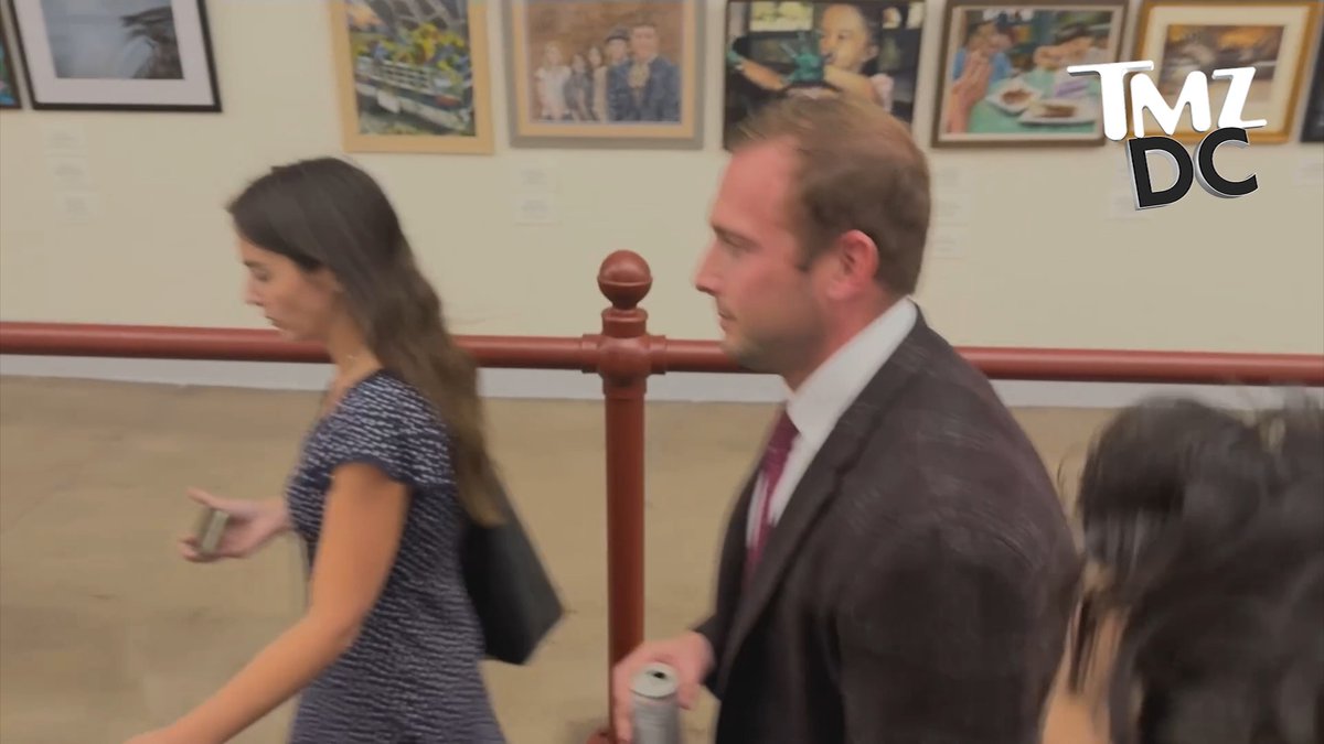🤐 Rep. Max Miller stays mum when questioned about his implications that he has “dirt” on his former father-in-law, Sen. Bernie Moreno. 🎥: CHARLIE COTTON
