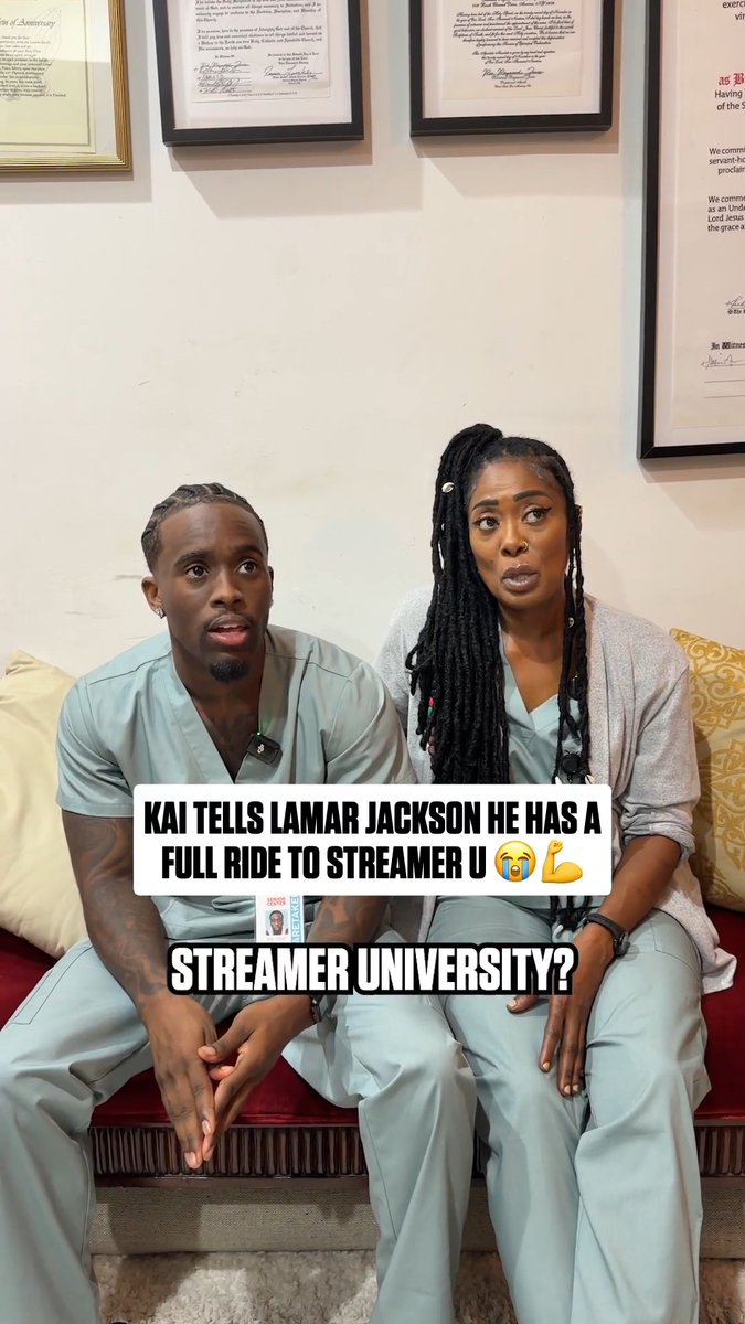 .Lamar Jackson is Streamer U certified 😂