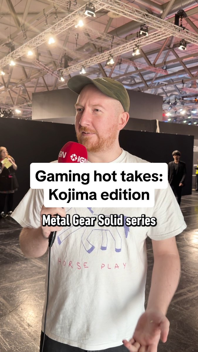Gaming Hot Takes: Hideo Kojima Edition at #gamescom2026 Wait a minute...