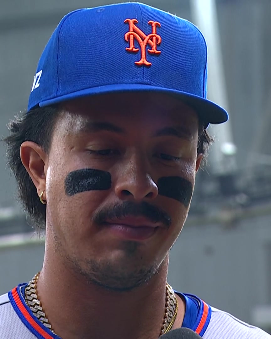Mark Vientos tells Michelle Margaux what he thought of Christopher Morel's catch in the 5th inning: "Oh! My! God!" 😂