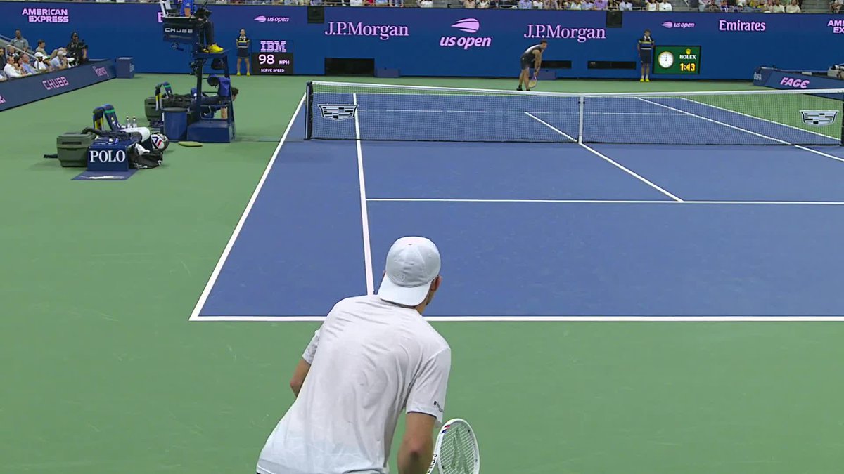 POV: You're trying to return Ben Shelton's serve 💨