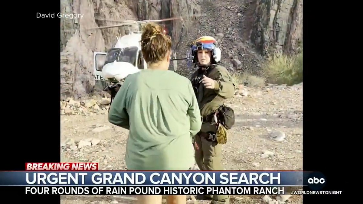 Several rounds of rain turned a typically quiet creek at the Grand Canyon into a raging river, triggering deadly flash floods that sent a wall of water, mud and debris through trails. Trevor Ault is on the scene amid the urgent search for survivors.