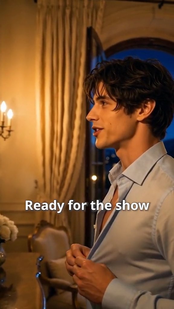 “Ready for the show, my future husband?” Always ready for you, Caleb 😏 Title: Royal Blood and Mafia Knight