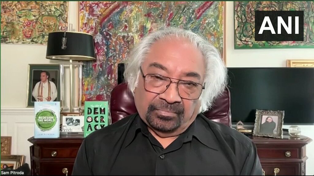 #WATCH | Chicago, US | On India's GDP 7.8% growth in Q1, Indian Overseas Congress Chairman Sam Pitroda says, "Rupee today is almost close to 100 and that is one indicator to me. Secondly, what kind of growth is that? Is that growth for very few or growth for people of India? Is it equitable? Does it percolate down, or have we created a few more billionaires? To me, this is very fundamental..."