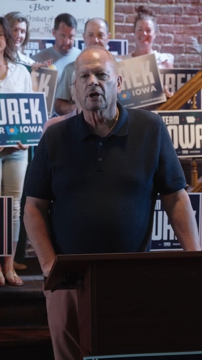 Today, I’m proud to launch Republicans for Turek, a coalition of current and former Iowa Republicans backing our campaign. This campaign is about getting things done for all Iowans. I’m proud of my bipartisan record in the Iowa House, where I’ve voted with Republicans more than 700 times. I will be a senator for all Iowans, regardless of where you sit on the political spectrum.