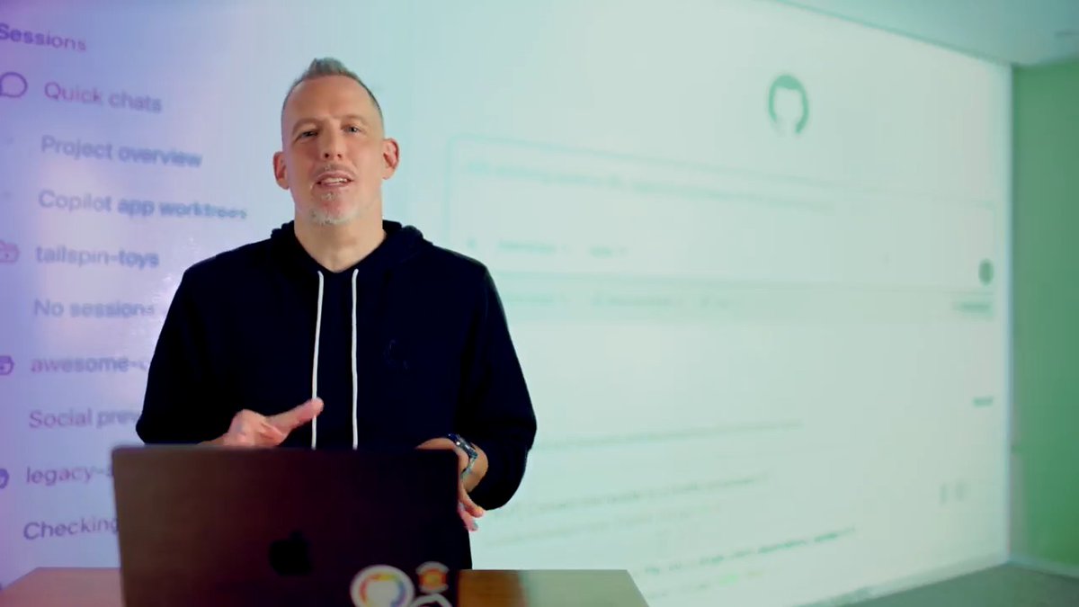 So you've opened another chat to talk to AI. Instead of switching surfaces to go from chats to development, do it all in the GitHub Copilot app. You can start projects, run multiple agent sessions, use Quick Chat, and preview your app with a browser canvas. Here's how to get started 👇